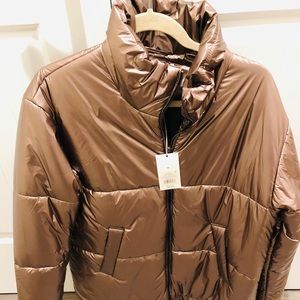 “A New Day” Rose Gold Puffer Coat